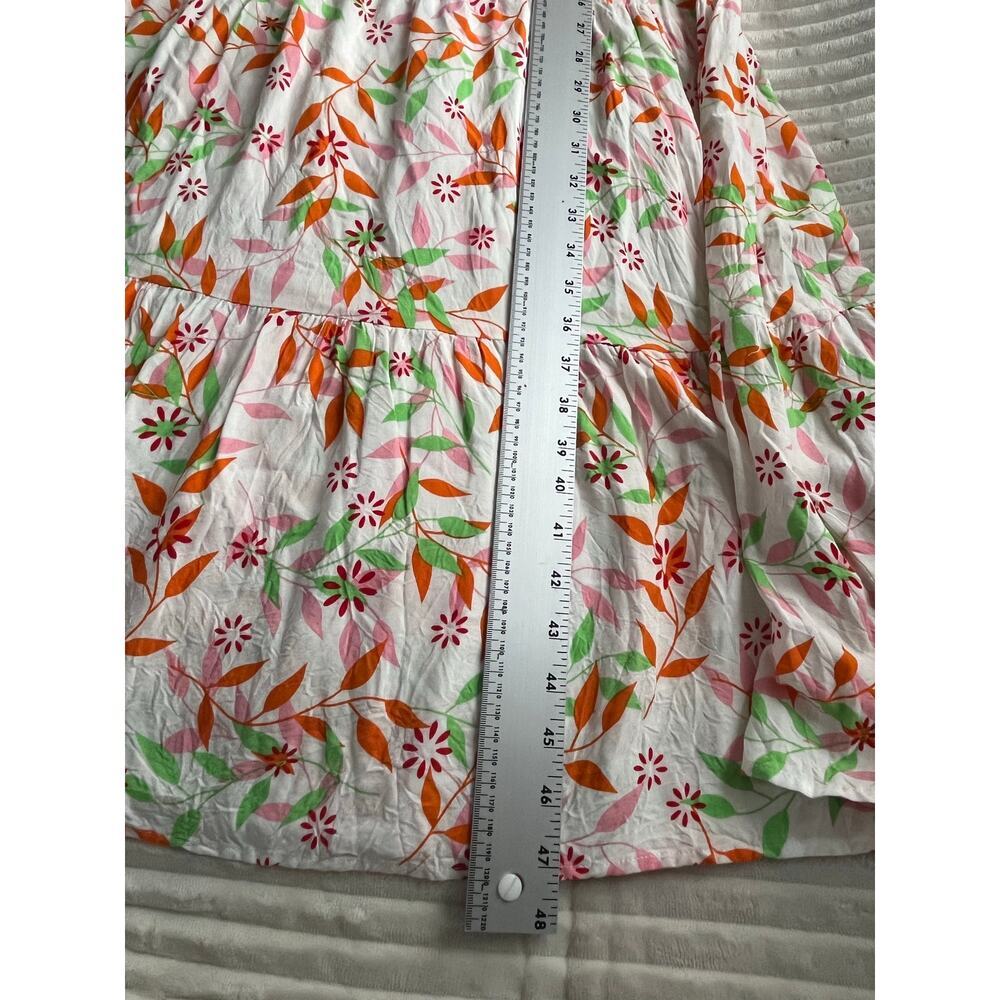 Zesica Women Dress Long summer Floral Size M high waist sleeveless one shoulder - Picture 10 of 10
